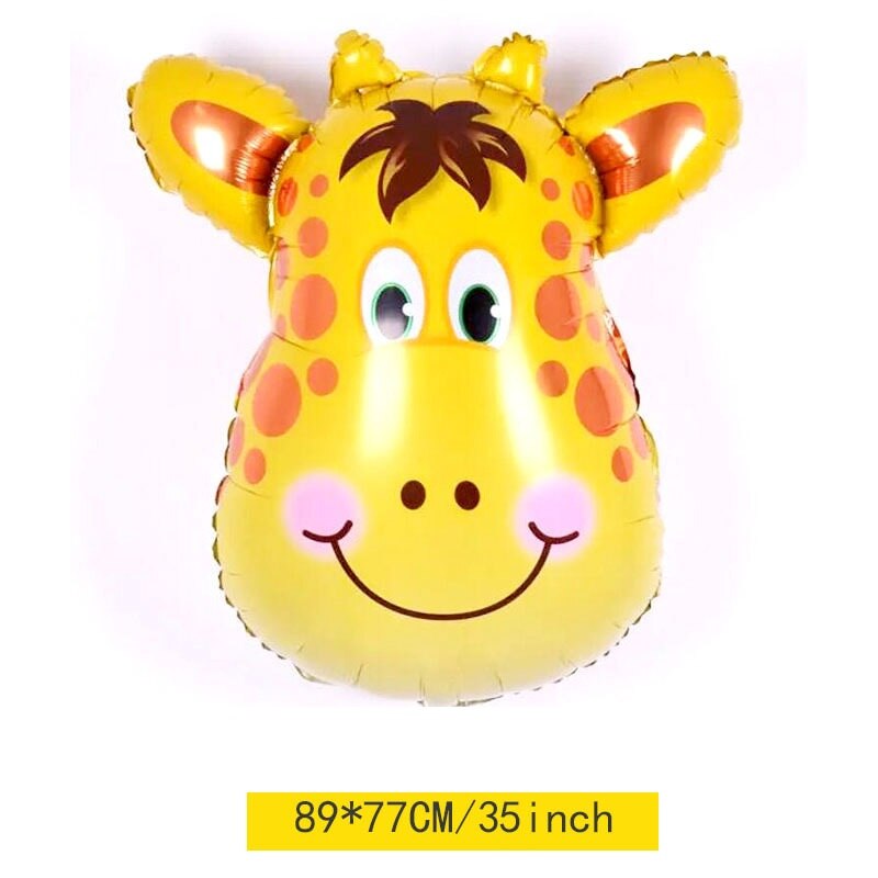 Cartoon Animals Large Foil Balloon Children Birthday Baby Shower Party Decoration Balloons: Deer