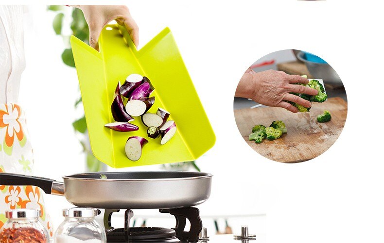 Küche Faltbare Hack Block Kreative Non-slip Folding Schneiden Bord Tragbare Camping Outdoor Schneidebrett Kochen Matte Werkzeug