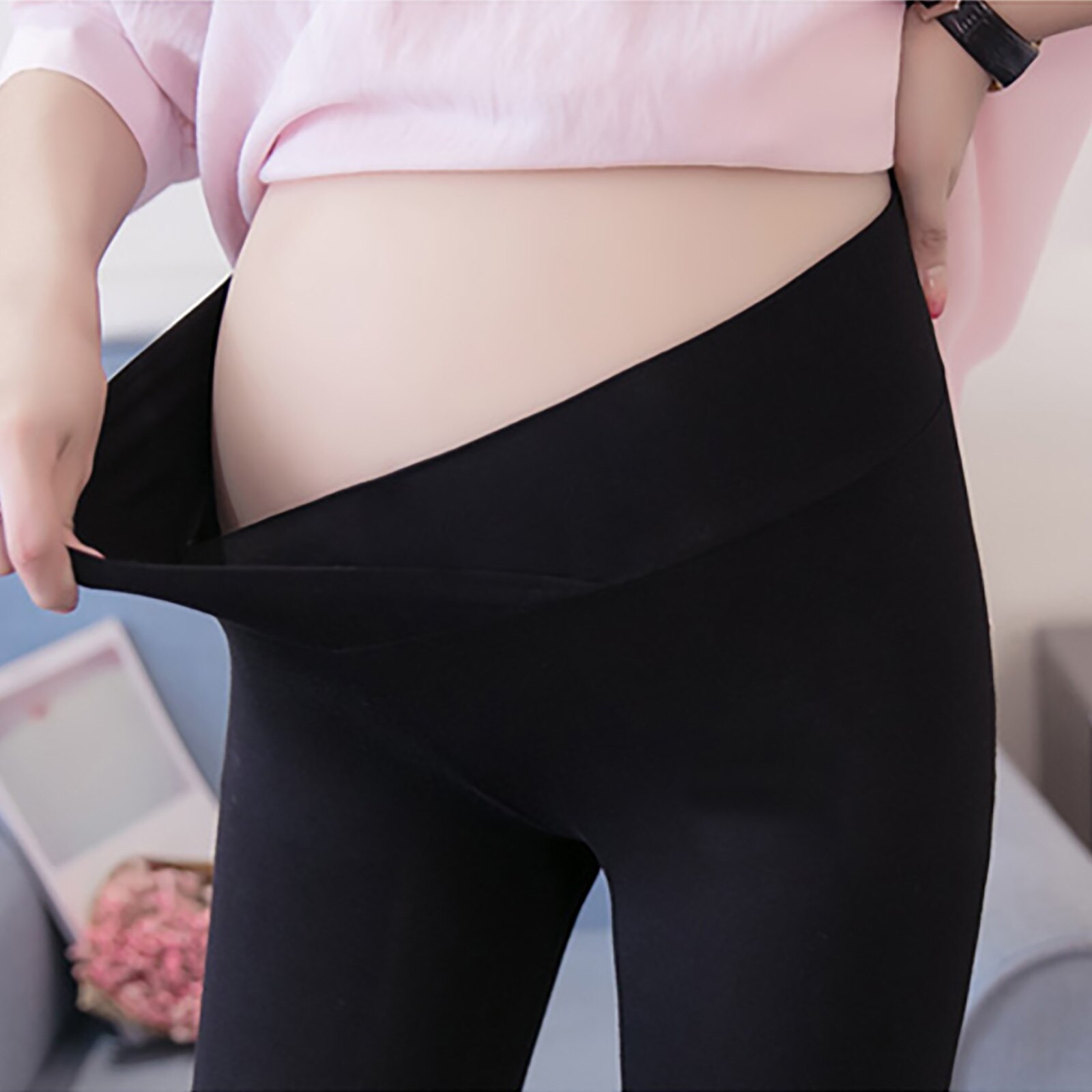 Loose Adjustable Maternity Pants Pregnant Premama Trousers Mom Pants Comfortable Clothing Women Pants Pregnancy Clothes L3