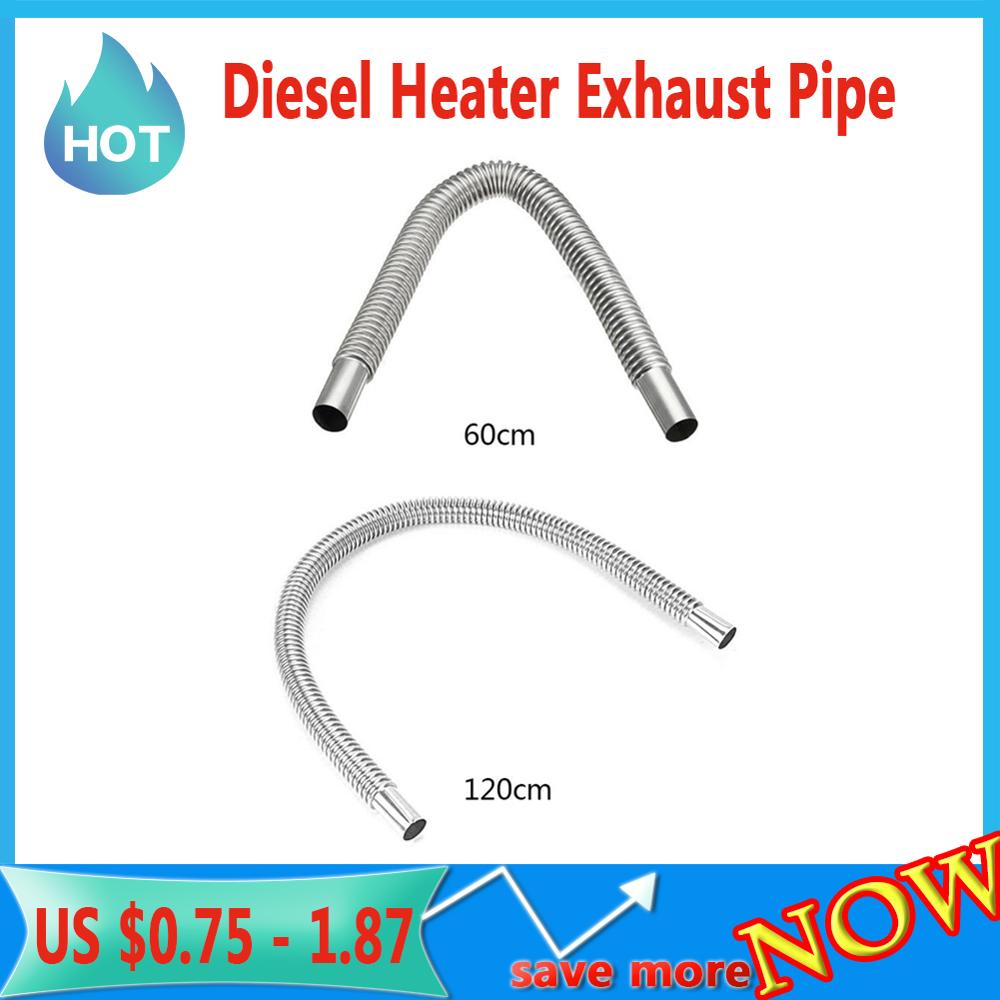 Type Car Diesel Heater Exhaust Pipe Stainless Steel Parking Heater Fuel Tank Exhaust Pipe Air Heater Tank Car Accessories