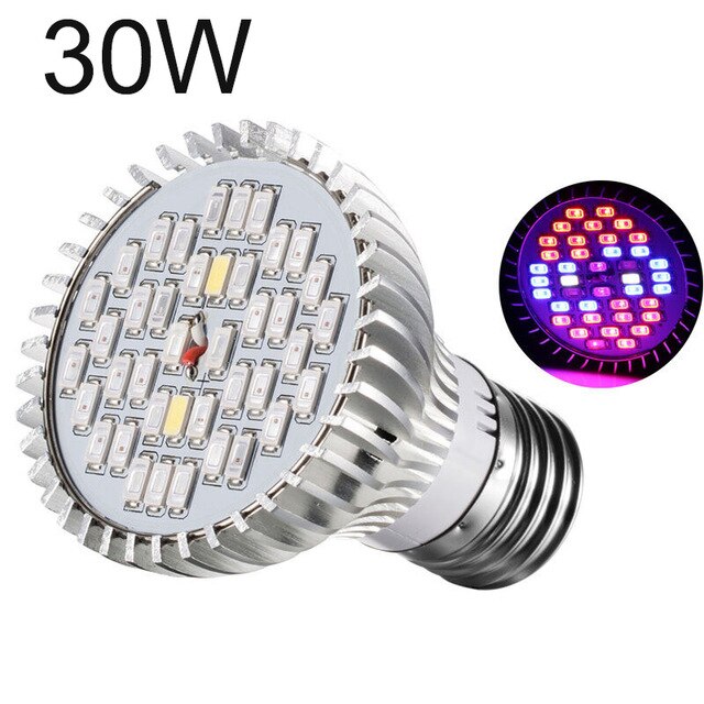 180 degree LED Grow Light UV Spectrum 18/30/45/80W Bonsai Hydroponic E27: 2