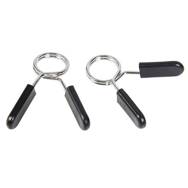 Barbell Bar Clamps Clips Barbell Dumbbell Bar Collars Weight Spring Locks 24mm-30mm Gym Weight Bar Dumbbell Lock Clamp Spring
