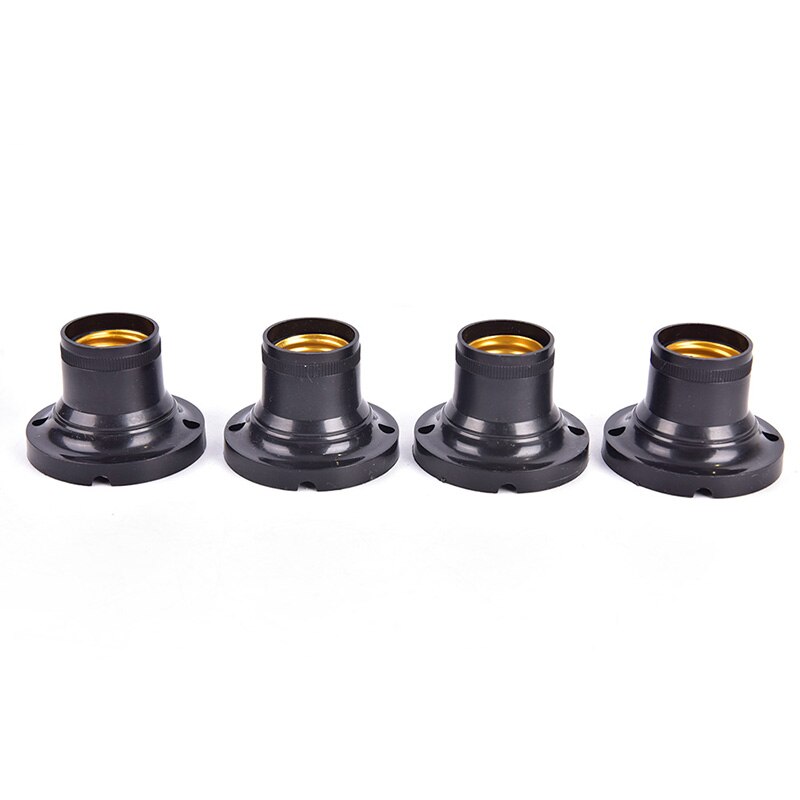 ! 10Pcs E27 60W Light Base Houder Socket Led Lamp Lamp Adapter Fitting Converter Stand Wit Vlamvertragende Voor home Office