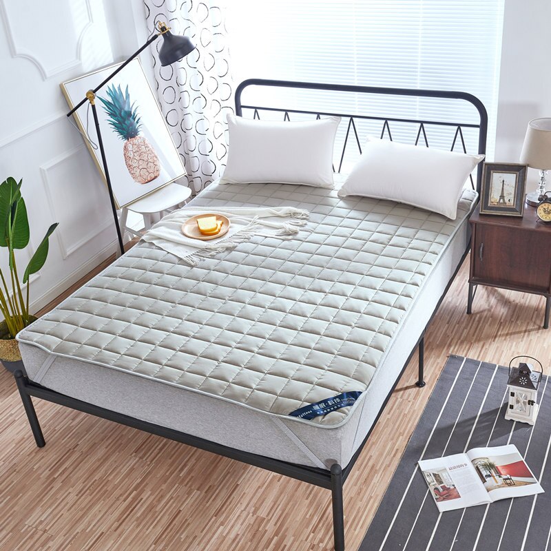 Madras enkelt/dobbelt tatami sengemåtter multi-størrelse skridsikker åndbar top seng madras soveværelse elev sovesal sengemåtte: Qdjn-bls-hui / 150 x 200cm