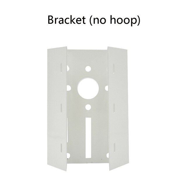 Metal Pole Mounting Bracket Camera Stand for Wall Column Mounts PTZ Dome Home Security Surveillance CCTV Camera: bracket No Hoop
