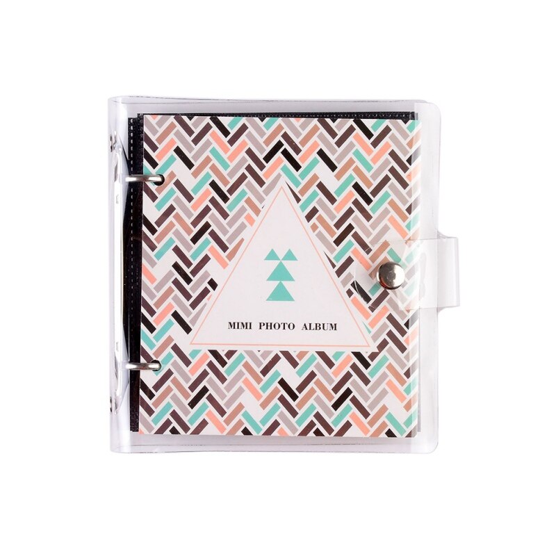 Loose-leaf PP photo Album Ticket Storage Postcard 3 Inch100pcs Photo Album Stamp Collection Albums: D