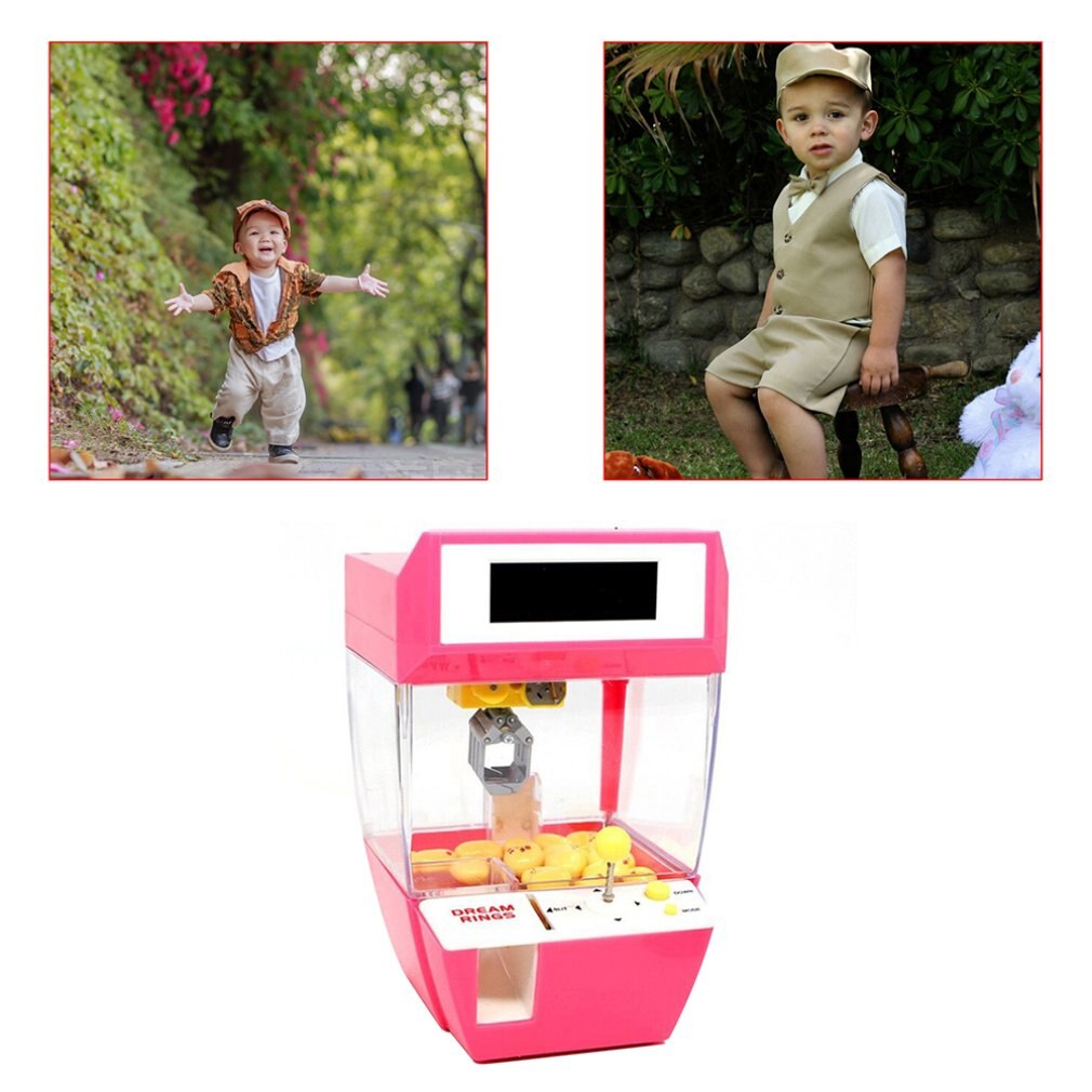 Children's Hand Candy Machine Small Clip Doll Machine Mini Twist Sugar Machine Boys And Girls DesktopToys