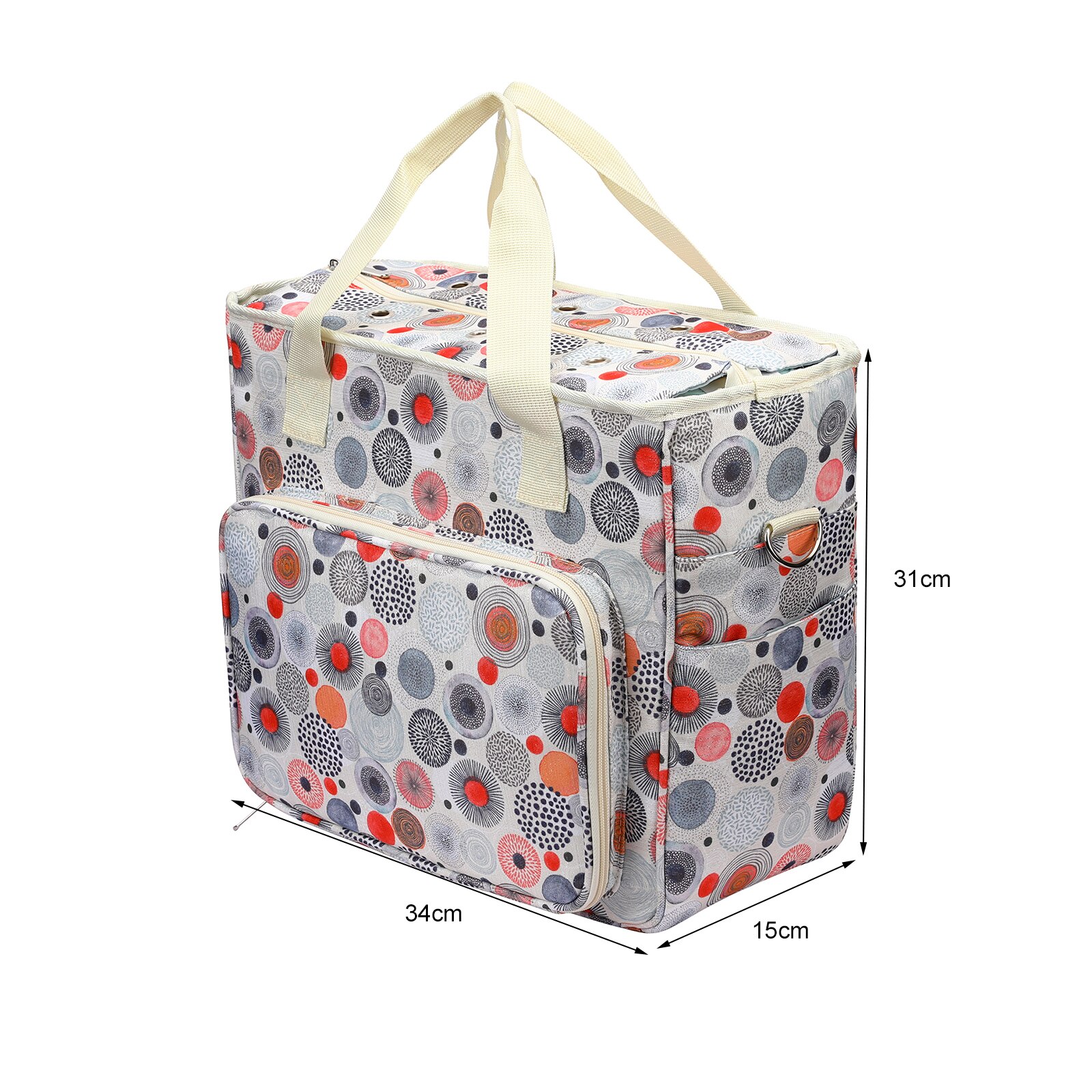 Wol Haak Garen Opbergtas Grote Capaciteit Naaimachine Opbergtas Draagbare Tas Breien Breien Naalden Organizer: Type 6