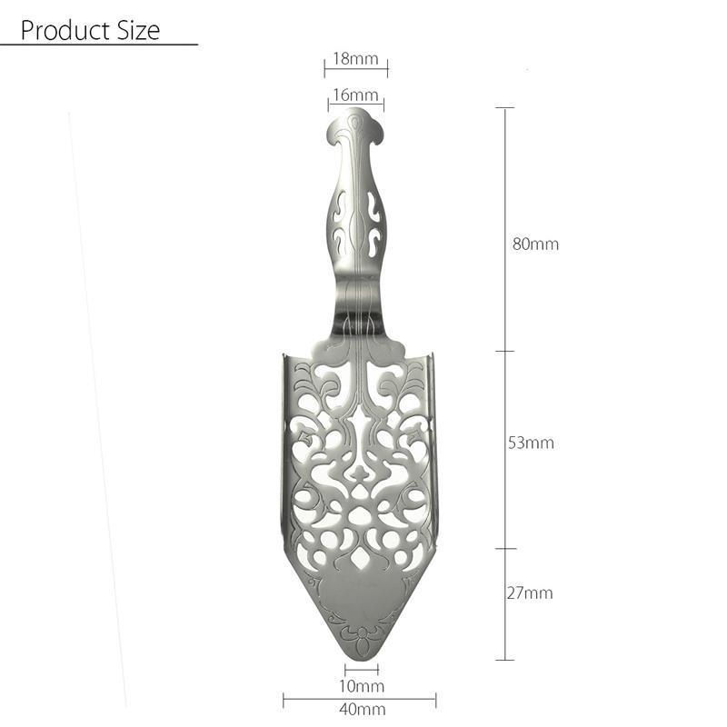 Cuillère à Absinthe en acier inoxydable accessoires pour vin ustensiles de Bar à Cocktail