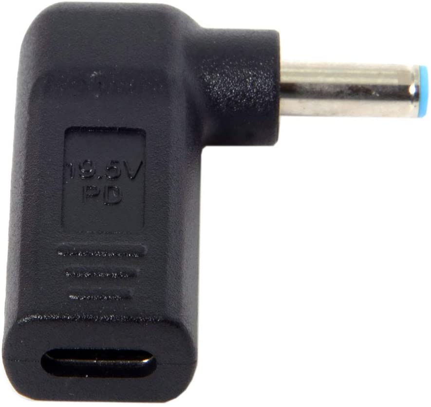 Usb 3.1 Type C USB-C Naar Dc 4.5X3.0Mm Adapter Pd Emulator Trigger 90 Graden Schuine