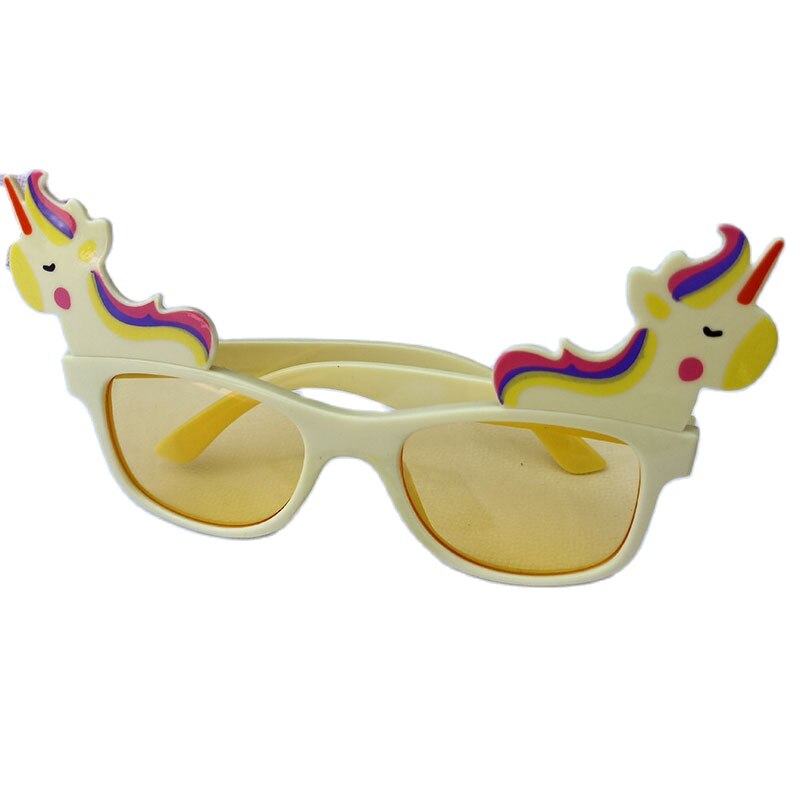 Unicorn Glasses Rainbow Unicornio Glasses Unicorn Girl Birthday Party Baby Shower Birthday Party Decor Kids Birthday UN01: yellow 4
