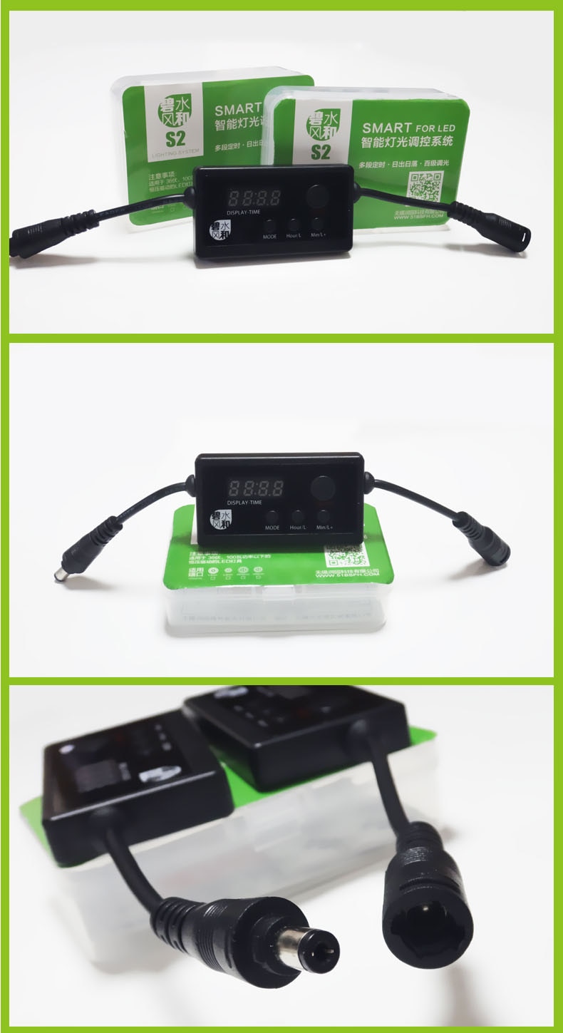 LED Smart controller infinitely variable dimmer sunrise sunset compatible Chihiros A series RGB plus C LED dimmer timer 4 in 1