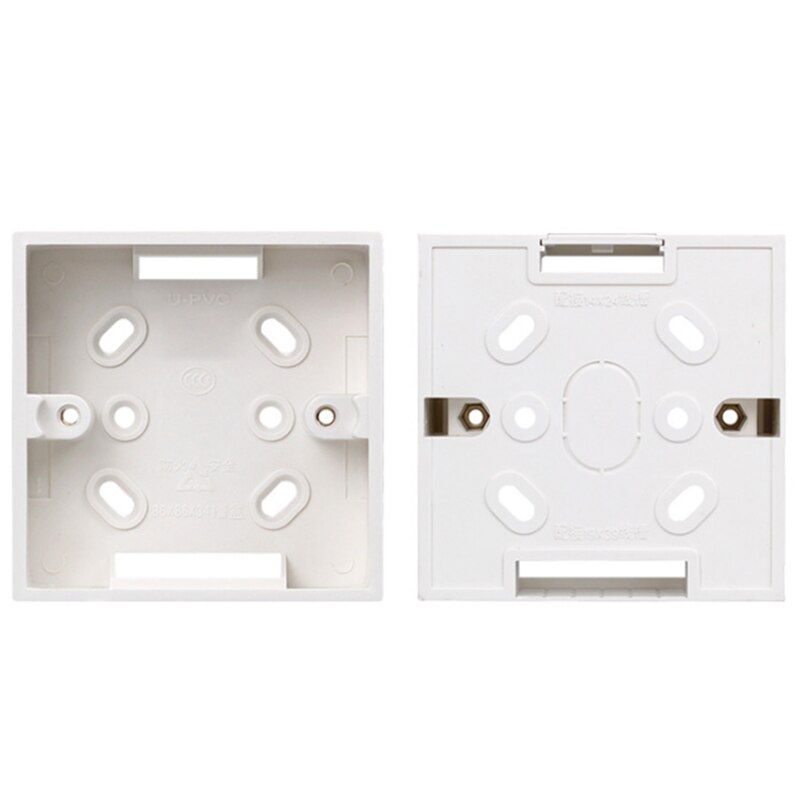 Wall Surface Mounting Box 86mm*86mm*45mm for External Wall Switches and Sockets Apply For Outside White Box