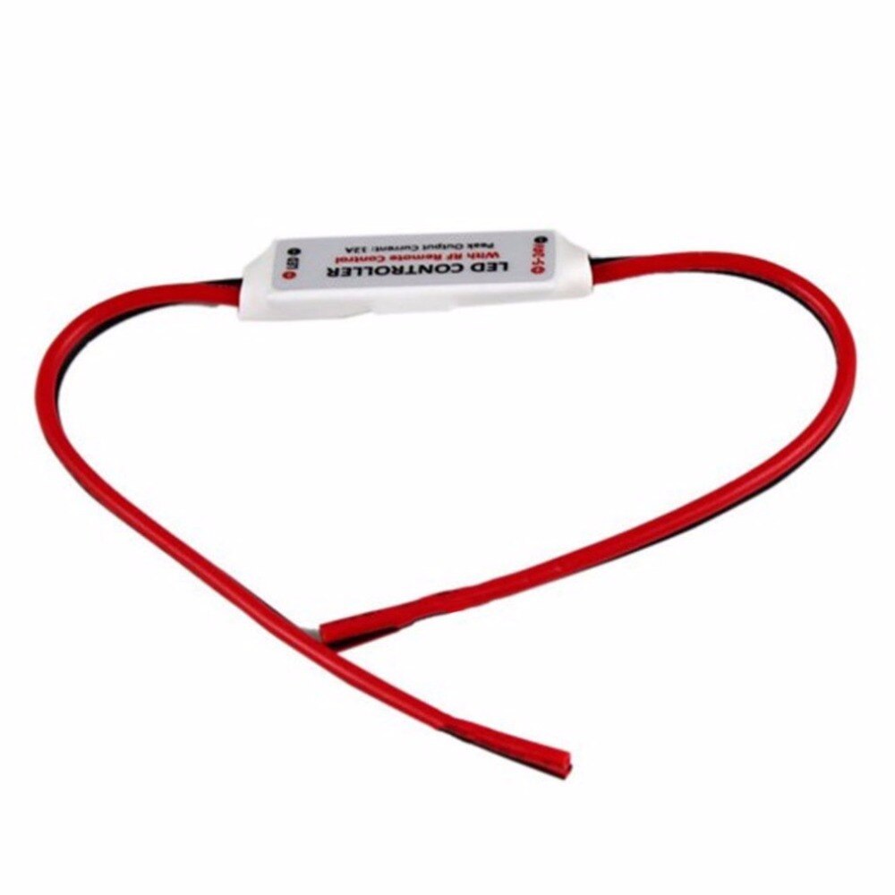 Mini Draadloze Schakelaar Controller Dimmer 12V Rf Led Strip Licht Met Afstandsbediening In-Line Led Licht controller/Dimmer