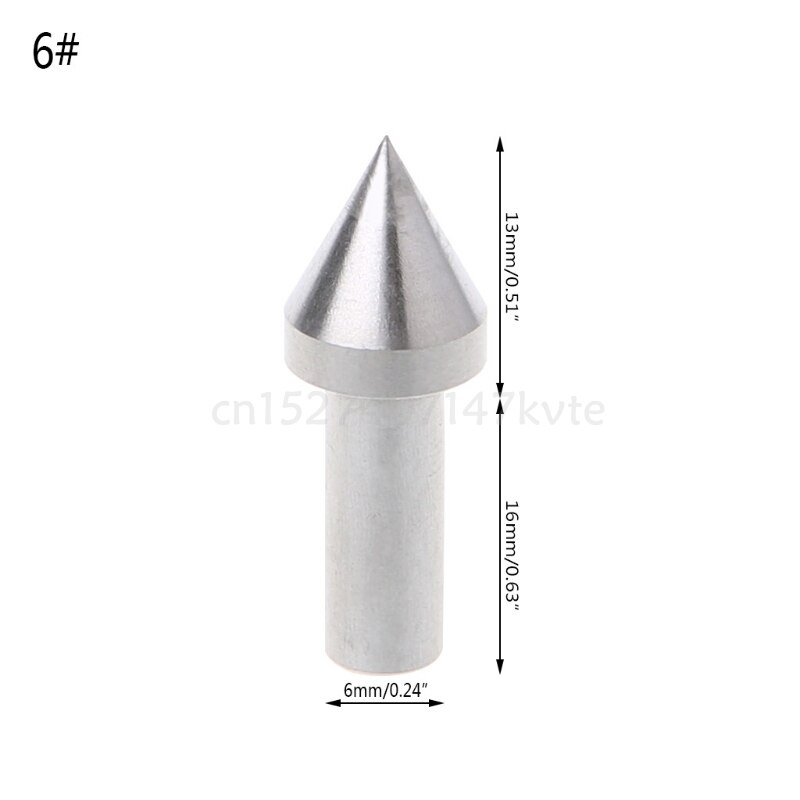 1 Pc Live Center Thimble Drill Bit For Mini Lathe Machine DIY Woodworking Accessories: 6mm