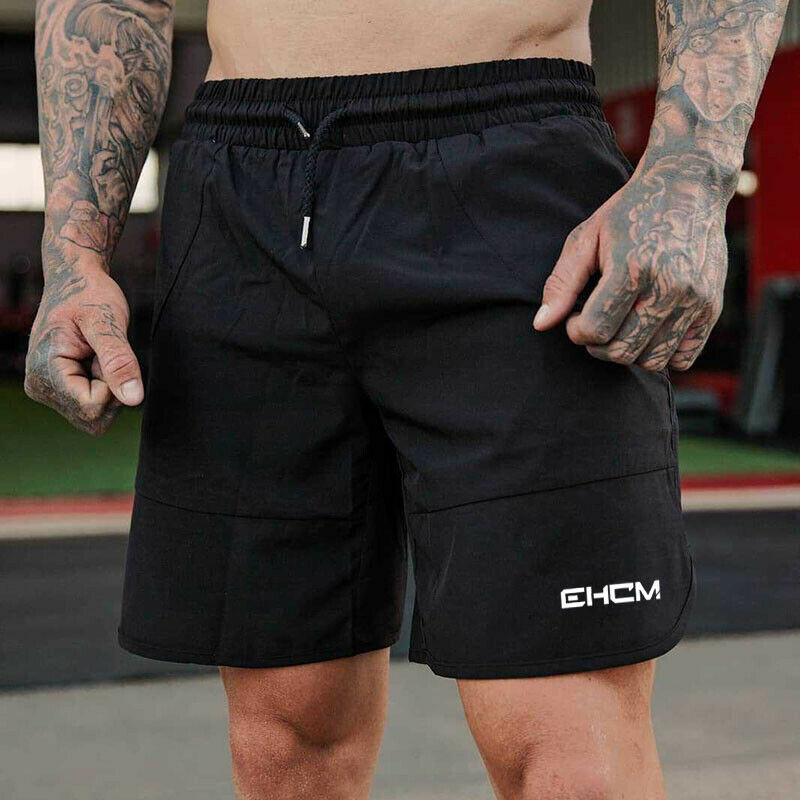 Men's Casual Elastic Waist Harem Training Jogger Sport Short Baggy Pants