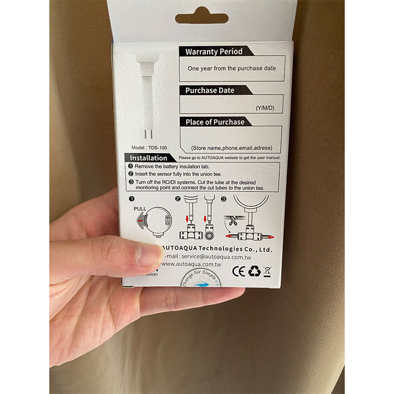 Autoaqua Aquarium Smart TDS Test Monitor TDS Display Connected To RO Water Outlet To Monitor Water Tools