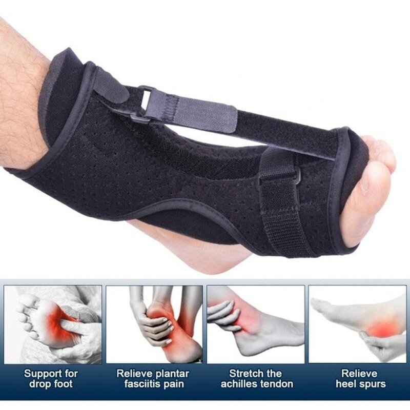 Fasciitis Plantar ajustable pedicura ortesis Brace pie Fitness protección caída elástica Dorsal Durable equipo de férula