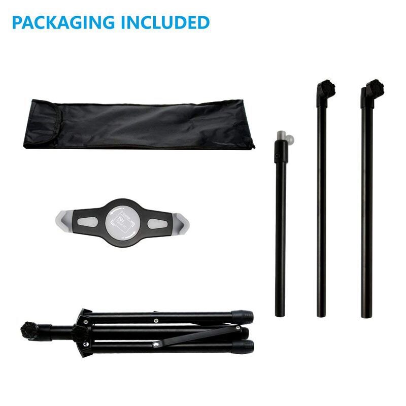 Pour iPad et tablette support de trépied, universel réglable 360 rotatif trépied support de tablette pour iPad Mini, iPad Air, iPad 1,2,3,4, S
