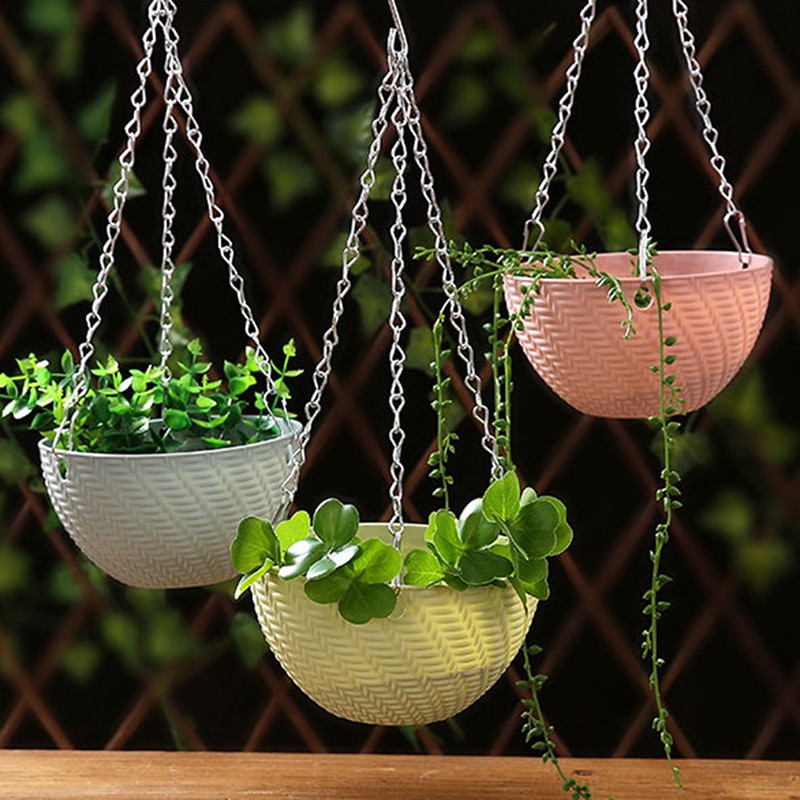 Handmake Macrame Wall Hanging Plants Hanger Hook Flower Pot Home Garden Balcony Decoration Plants Pots Hang Decoration Sling