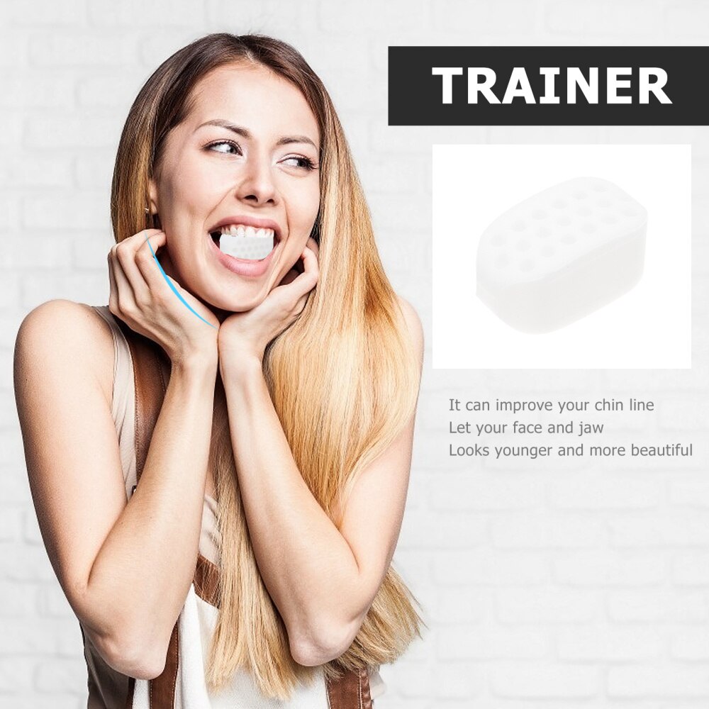 4 Pcs Useful Jaw Exerciser Silicone Jawline Exerciser Jawline Training