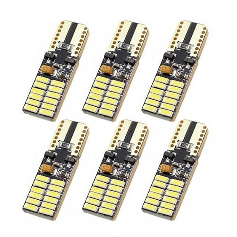 6000K White Signal Car Lights Turning Driving Accessories Replacement Spare T10 Set Bulb Error Free For Mercedes W204