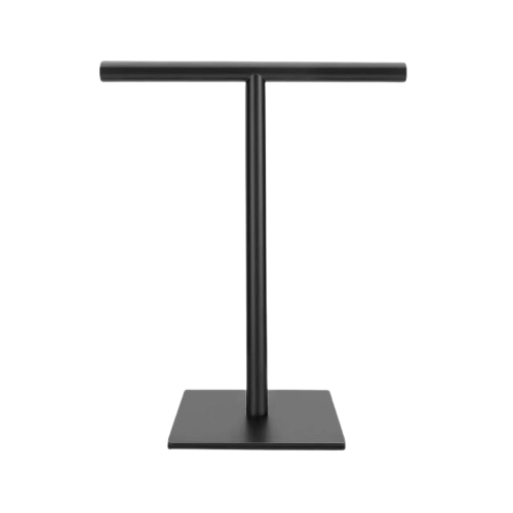 Stainless Steel Bath Towel Stand T-Shape Modern Style Bathroom Towel Hanger Waterproof Creativity Towel Bar Rack Countertop: Borgoña