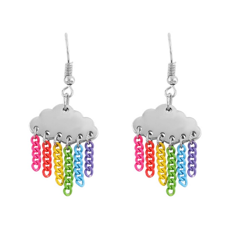 Vintage Acryl Hollow Vlam Oorbellen Mode Persoonlijkheid Overdreven Hart Dangle Earring Accessoire Voor Vrouwen: 9