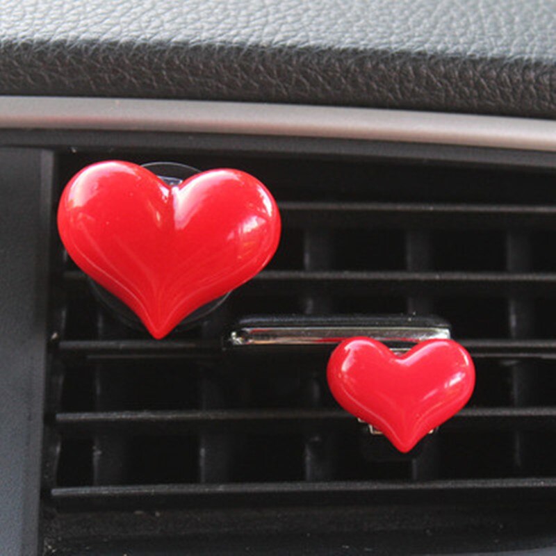 Creatieve Schattige Paar Ballon Auto Airconditioning Parfum Clip Aroma Auto Air Outlet Frisser Tyure Decoratie: Lemon yellow