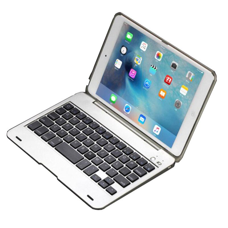 For iPad mini 4 mini 5 Keyboard Case A1538 A2124 ABS Wireless Keyboard Case For iPad mini 4 5 Case With Keyboard Funda: PURPLE