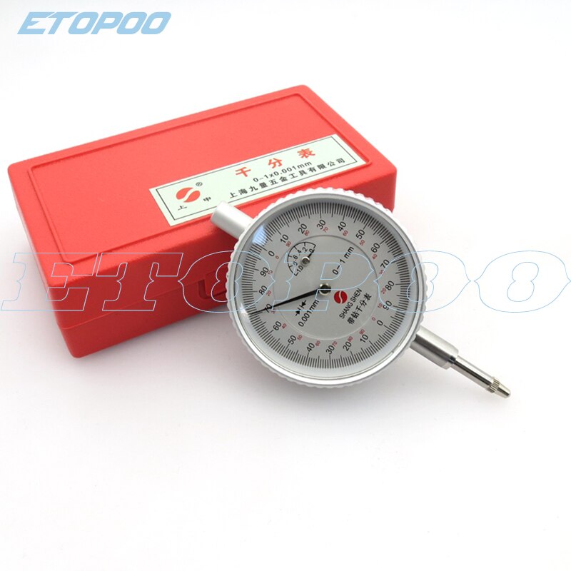 0.001mm micron dial indicator 0-1mm 0-3mm 0-5mm measuring range Precision shockproof indicator precision dial indicator gauge