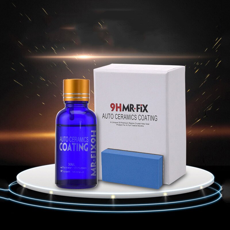 Car Liquid Ceramic Coat Super Hydrophobic Glass Coating Set Polysiloxane Nano Materials Car Polish Auto Glasscoat 9H