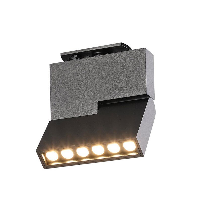 20W 12W 6W Dimbare LED Spot Light 2 Draden LED Track Verlichting AC85-265V LED Plafond Lamp voor thuis Kleding Schoenen Winkel Winkels 1PC