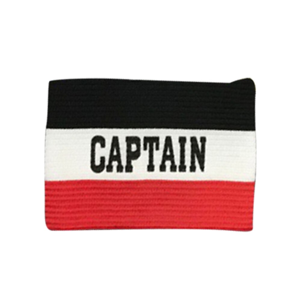 1 Pcs Arm Band Leader Competition Football Captain Armband Soccer Captain Armband Group Armband: Red Black