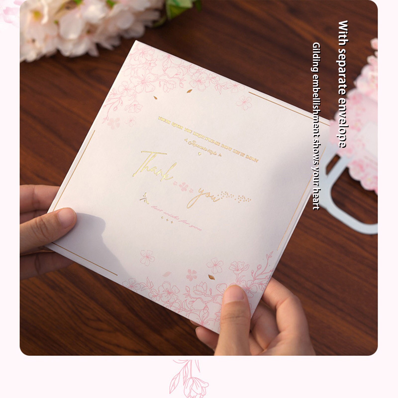 1PC Mother's Day Flower Pop-up Card-3D Cards Spring Mother Greeting Card for Wedding Birthday Event Party Supplies Cards