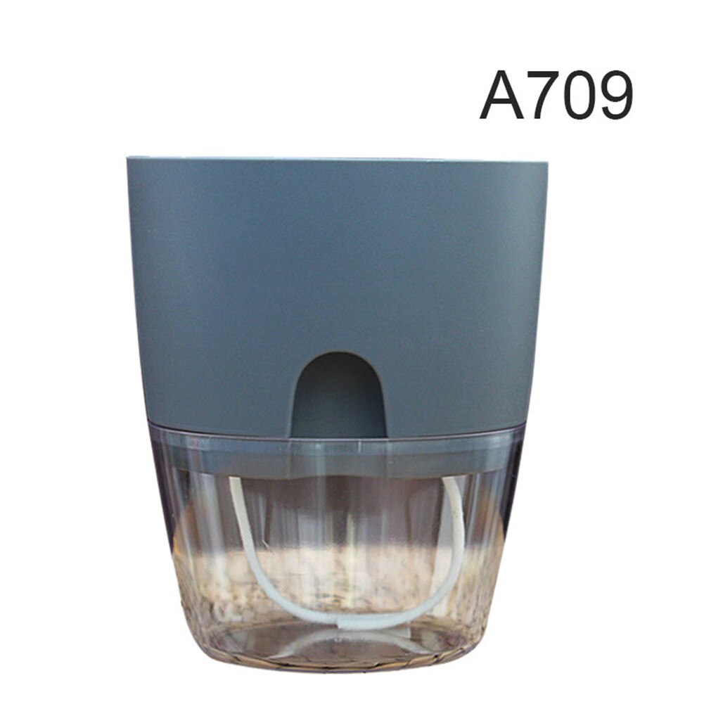 Plant Pot Cover Indoor Plastic Rotan Bloem Cover Ronde Moderne Decor Planter Tuin Planter I88: H