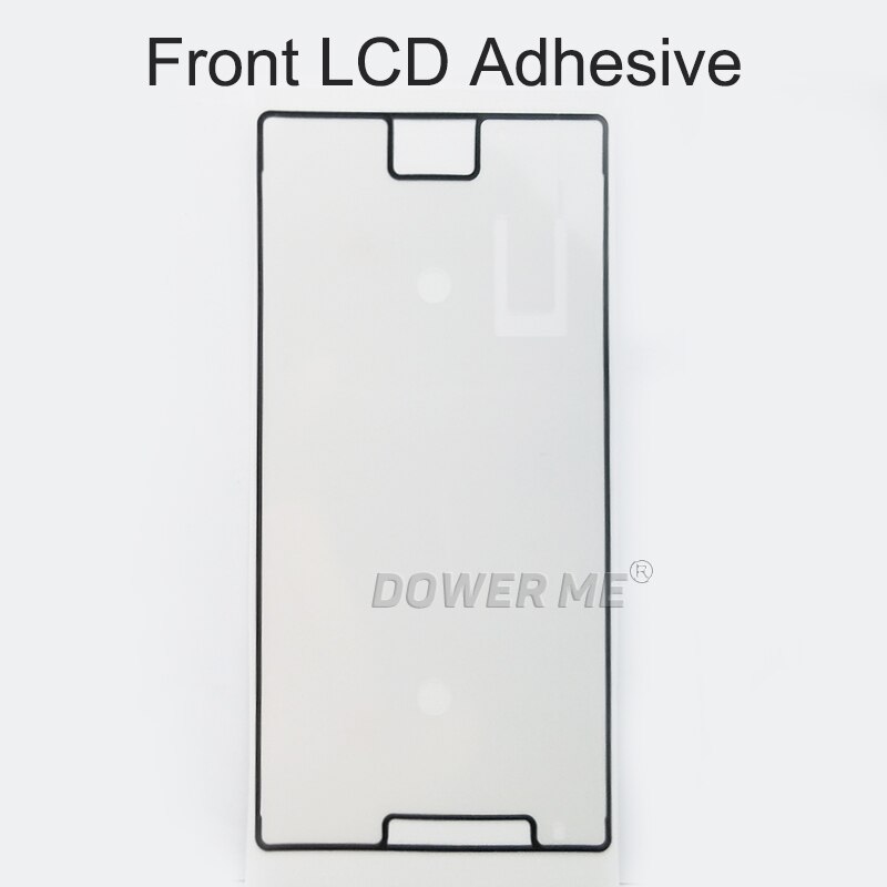 5 teile/los Für Sony Xperia XZ Premium Lcd Display Aufkleber Front Rahmen Wasserdicht Adhesive Zurück Abdeckung Kleber Band XZP G8142 g8141: 5x Front Sticker