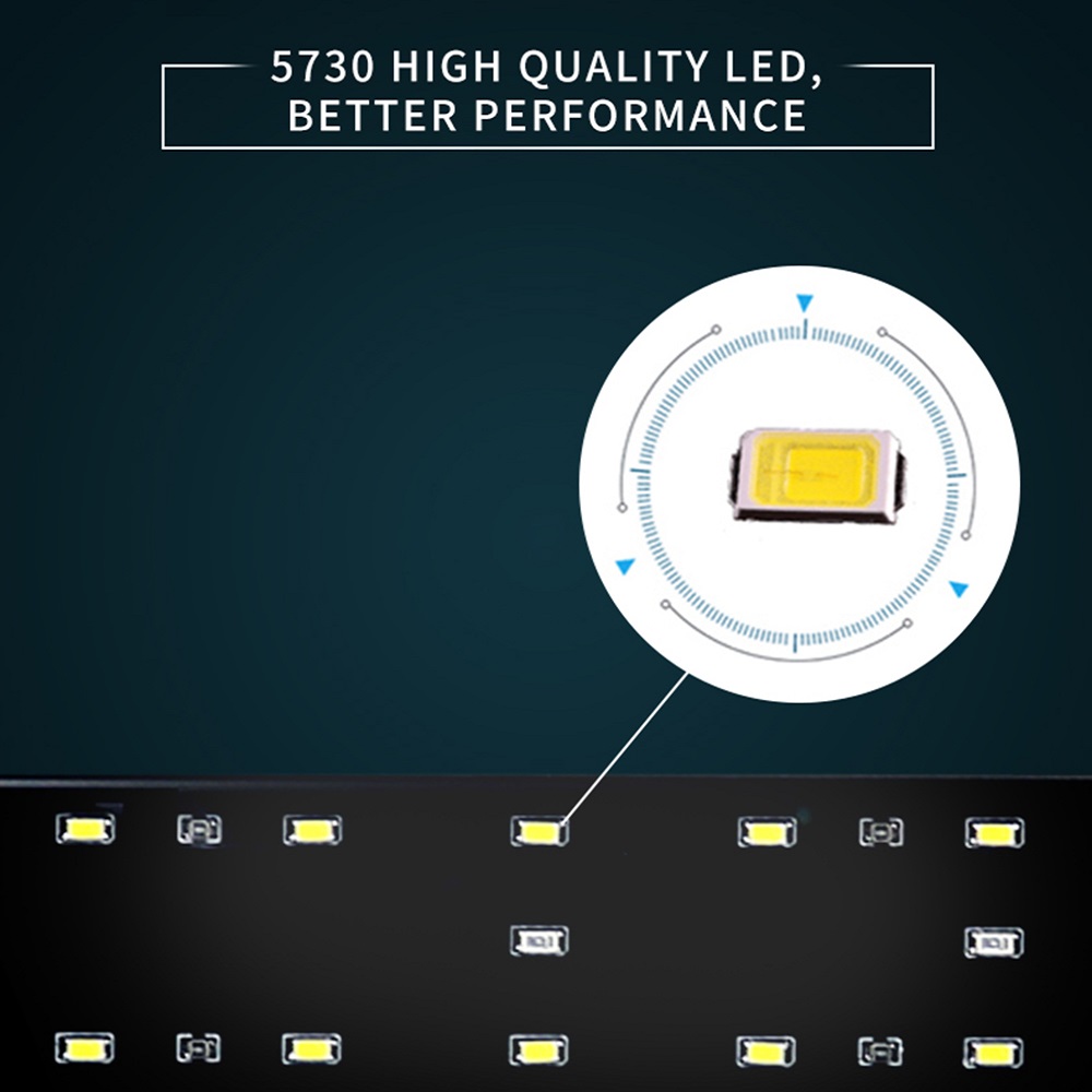 Haute luminosité 30cm 40cm 60cm LED Aquarium éclairage pince sur Aquarium plante pousser lampe pour poisson aquatique LED pour animaux de compagnie