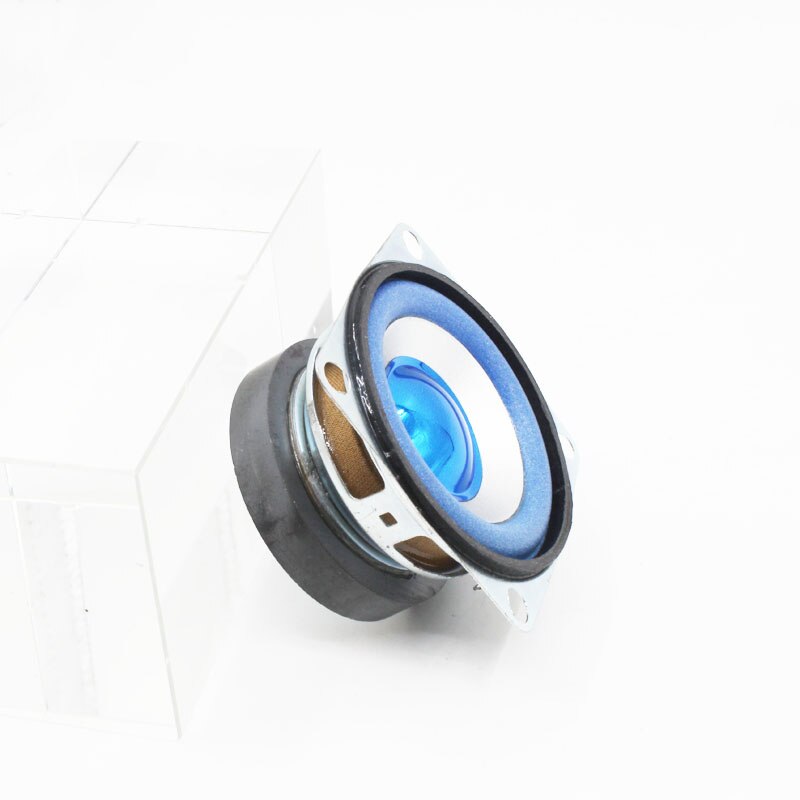 2pcs 3 Ohm 5W 53MM Musical Flowerpot Loudspeaker 45mm External Magnetic Speaker Foam Blue Edge Bright Cap Height 30mm