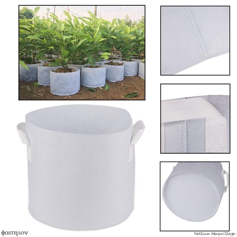 Macetas de plántulas biodegradables no tejidas, bolsas de plantación ecológicas, bolsa de vivero, bolsas de cultivo de plantas, bolsa de tela