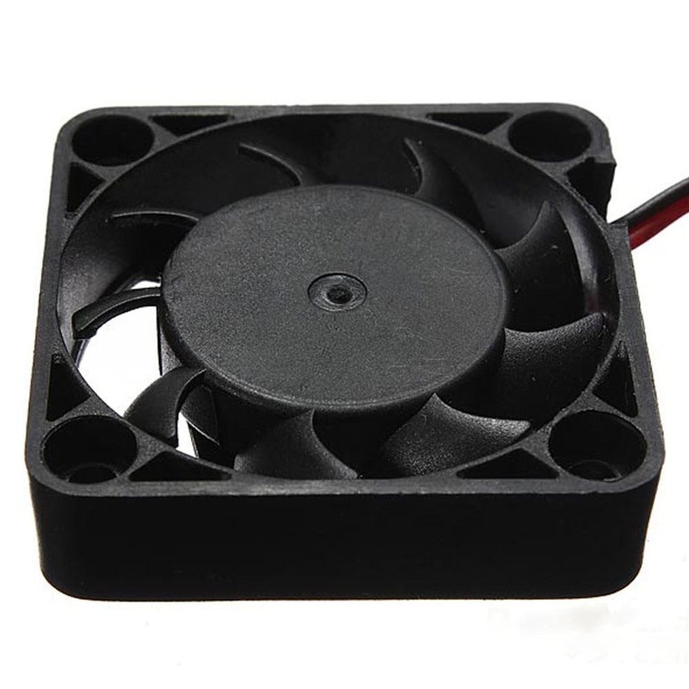 5v 2 stift 40mm datorkylare liten kylfläkt pc svart f kylfläns dator kringutrustning svart