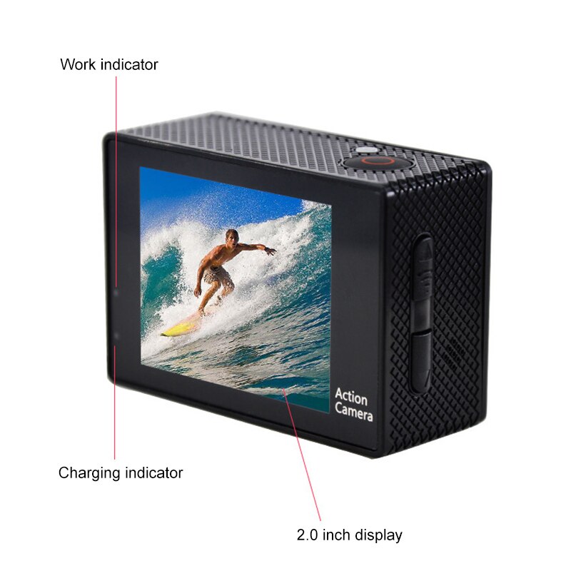 H9 Ultra Hd 4K Actie Camera 30M Waterdichte 2.0 'Scherm 1080P Camera Go Extreme Pro Cam groothoek Outdoor Rijden Recorde