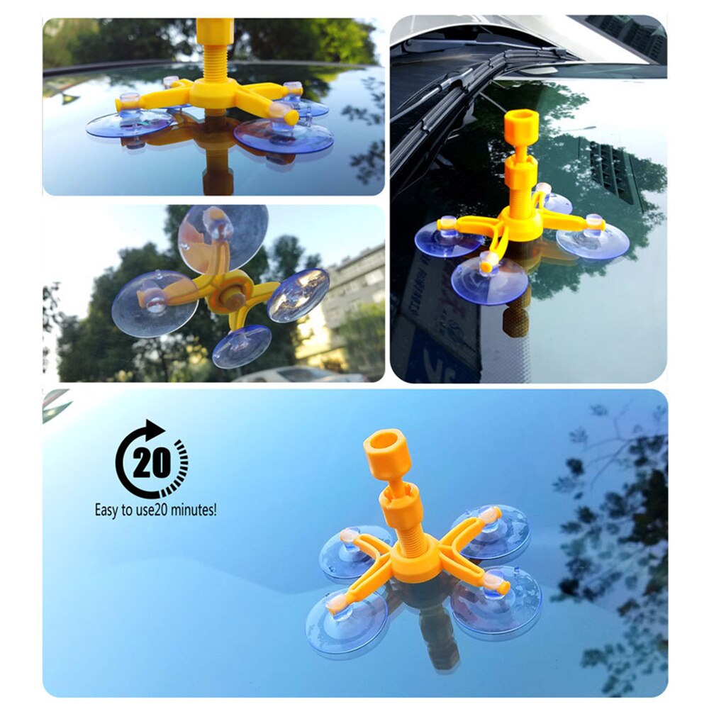 Praktisk 9 stk auto glas reparation værktøj glas reparation artefakt