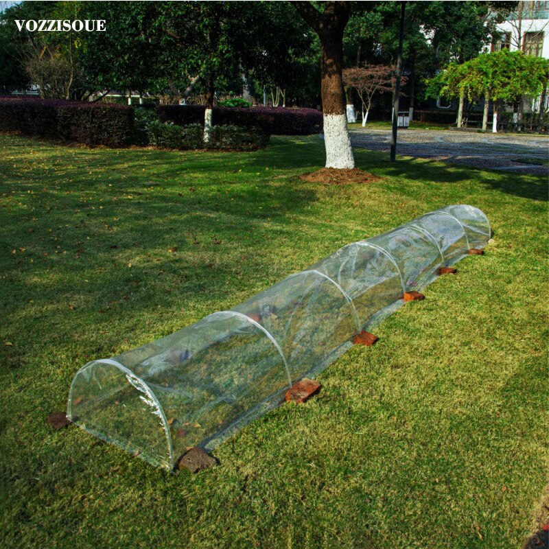 5M Mini Gewächshaus Kunststoff für Garten GewächshäNutzer Halten Warme Regal Gewächshaus Bausatz für PE Anlage Abdeckung mit Stahl Stehen fotocelda