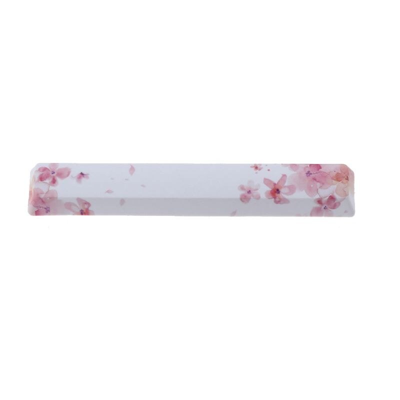 SpaceBar Keycap PBT Five Sides Dye-Subbed Spacebar 6.25U Cherry Profile Space Bar Keycap for DIY Mechanical Keyboard