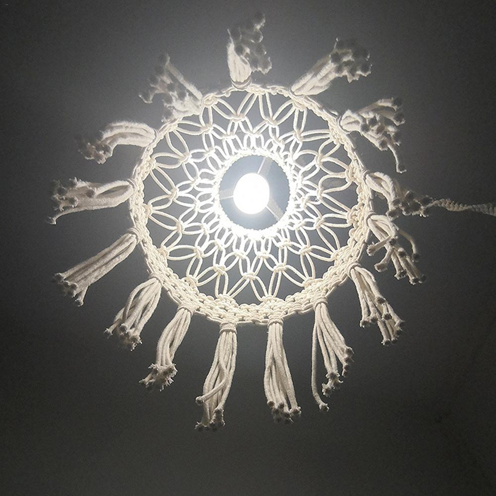 Creatieve Hand-gebreide Lampenkap Marokkaanse Stijl Opknoping Lamp Decoratie voor Woonkamer Slaapkamer Bruiloft