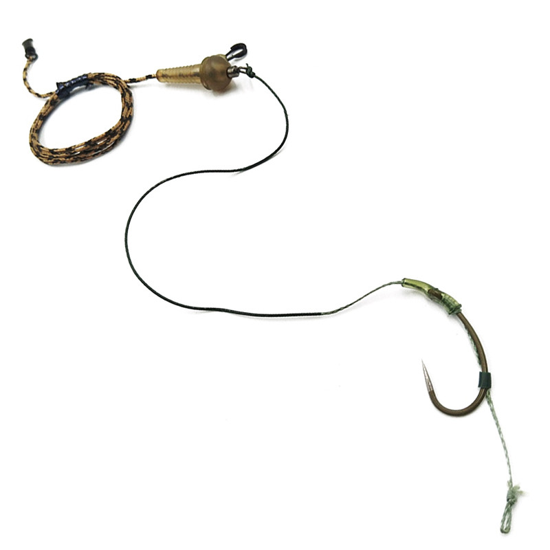 Fishing Hook Artificial Lure Bait Feeder Lead Sinker Swivel Line Set Fishing Carp Jigs Feeder Baitholder Fishing Tackle