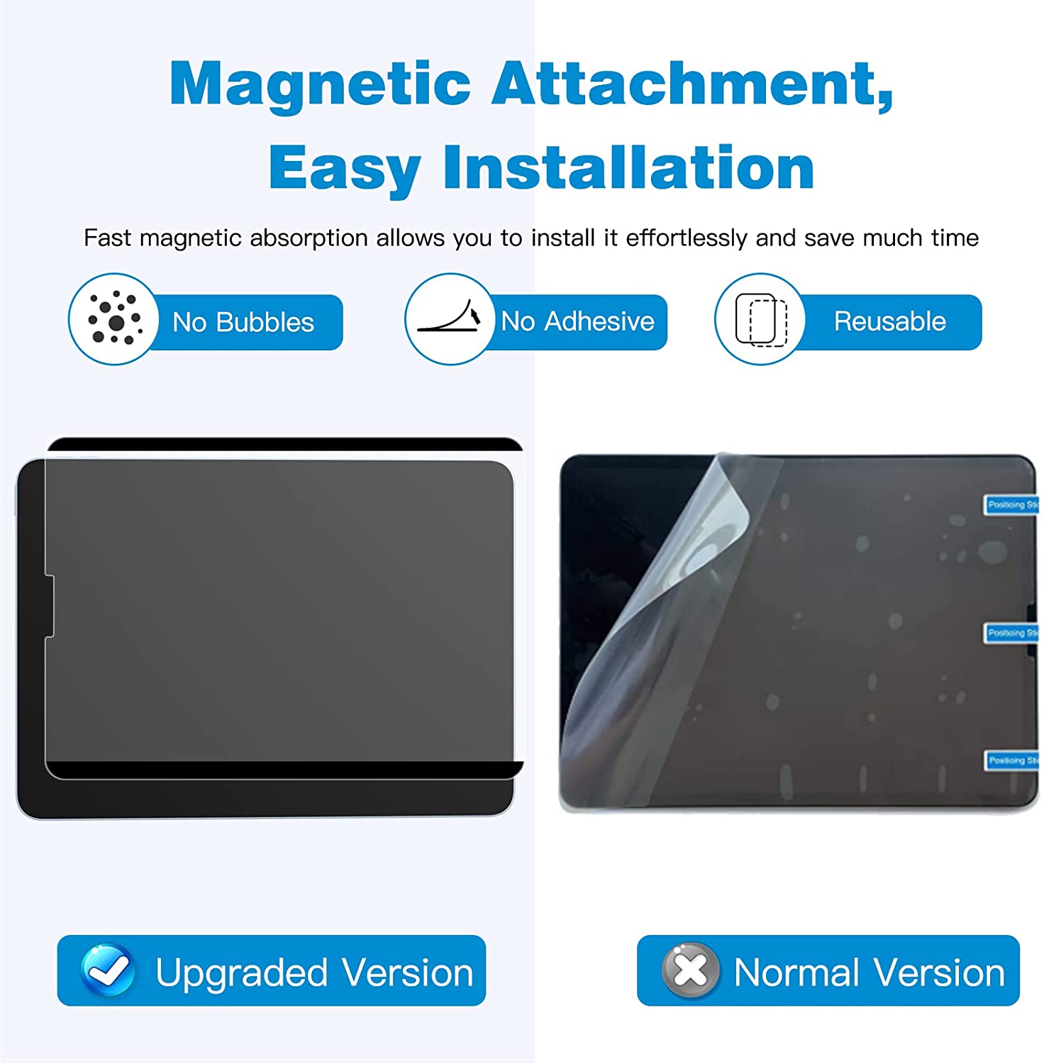 Magnetic Like Paper Screen Protector for iPad Pro 11 12 9 Feel-Paper Screen Protector for iPad Air 4 5 iPad 8 9 Generation