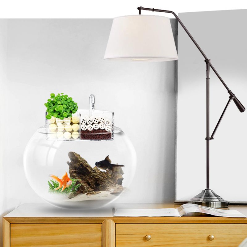 Aquarium External Filter Box Acrylic Hanging Bio Water Purifier Increase Oxygen 11UA