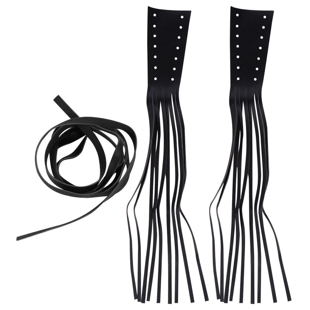 1 paar handvatten kwast motorfiets universeel kunstleer handvat hoes handvatten franje hendel hoes voor: Default Title